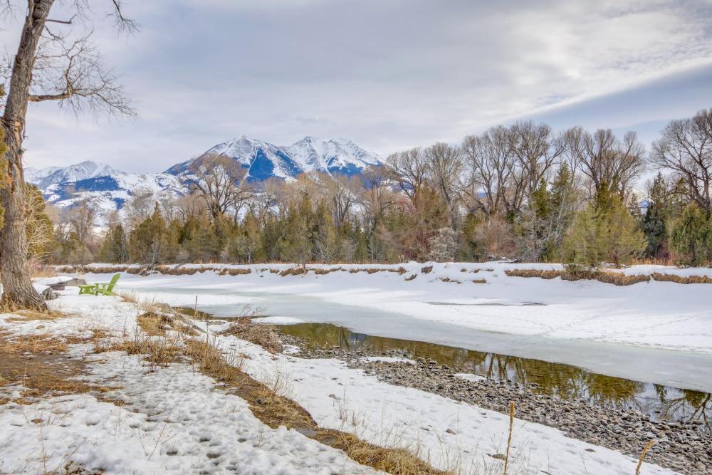 Spacious Yellowstone River Retreat with Trails!